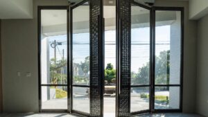 90度自動門安裝長特建設完工圖